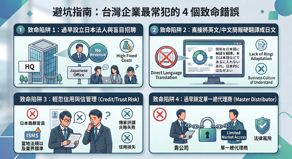 台灣saas&it企業進軍日本市場的5個關鍵步驟與gtm策略 避坑指南：海外企業最常犯的4個致命錯誤
