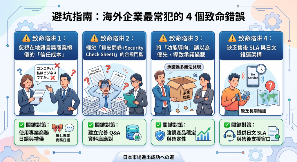 在日本聘用雙語業務 vs 業務代理（sales agency）的成本與roi比較 避坑指南：台灣企業最常犯的 4 個致命錯誤